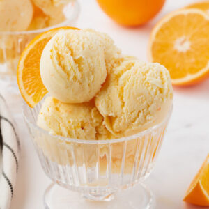 Orangen Eis